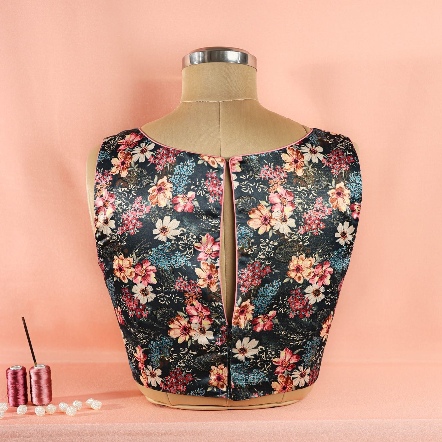Bluebell Floral Satin Blouse